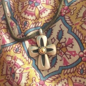 Retired James Avery RARE cross necklace